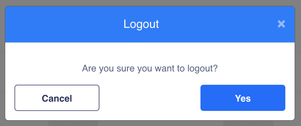 logout