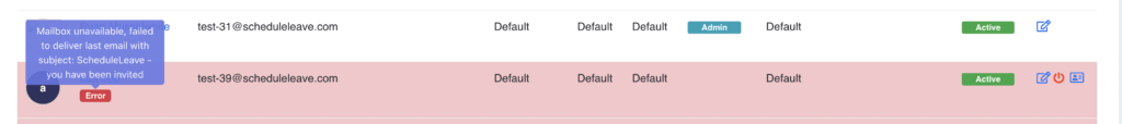 invalid emails